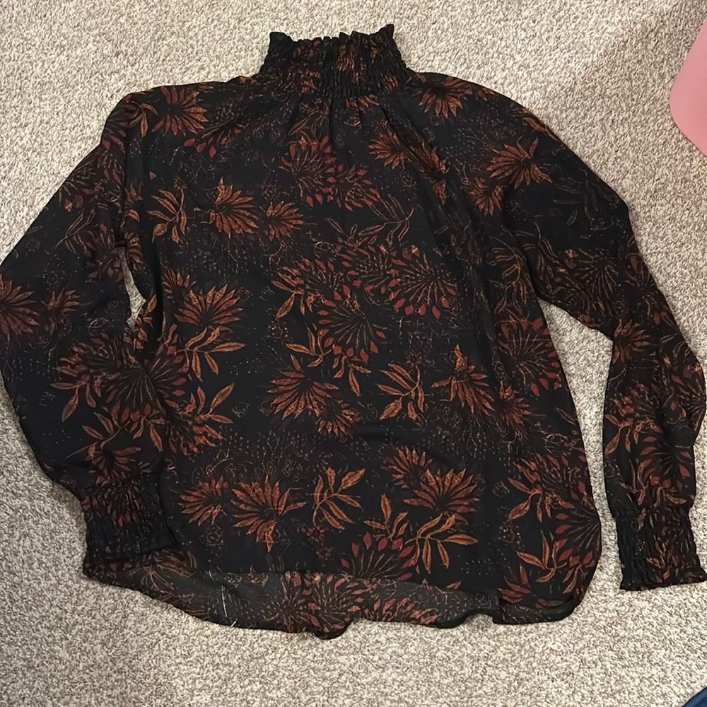 HM Mock Neck Blouse